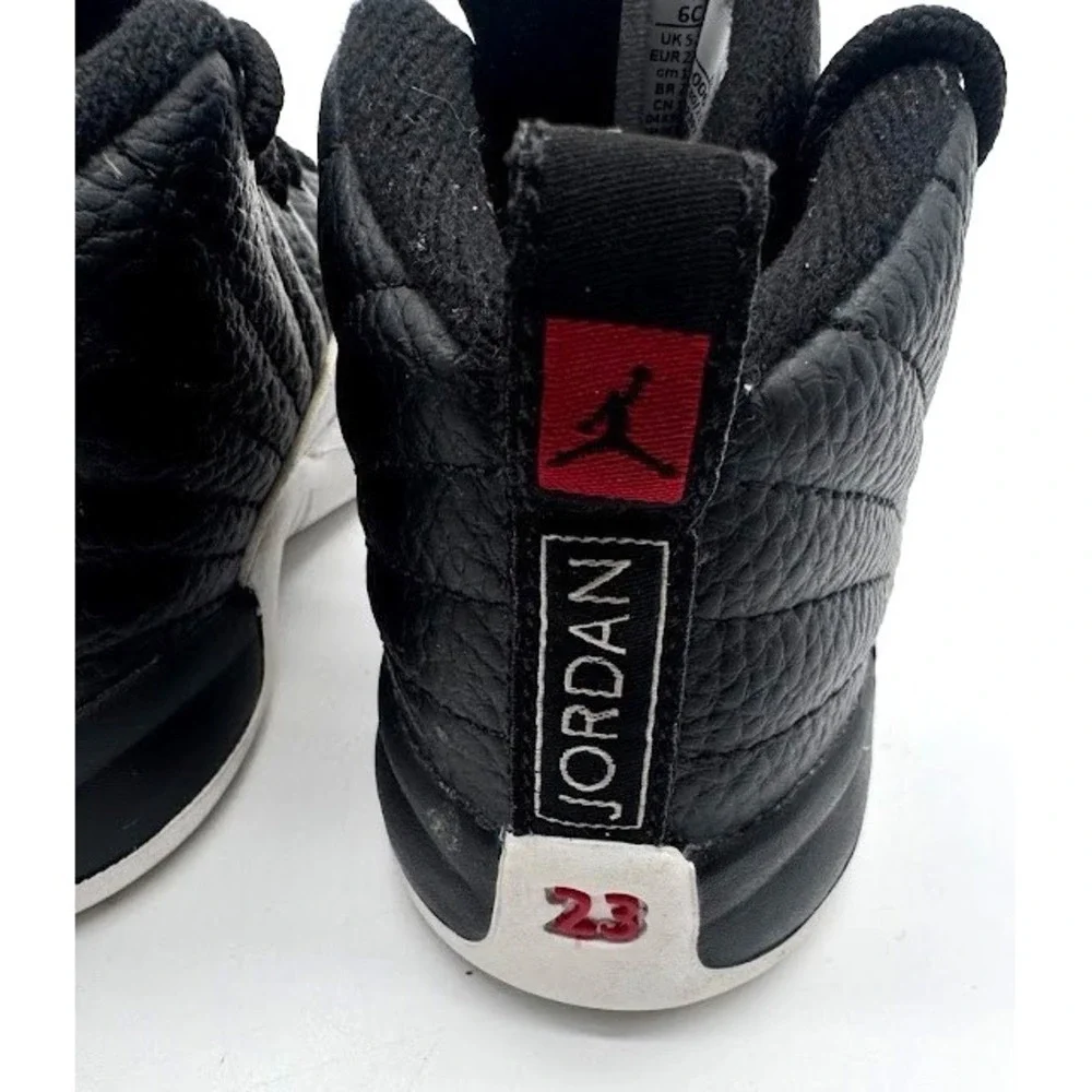 Nike Air Jordan 12 Retro TD Black White Cherry Toddler US 6C 850000-006